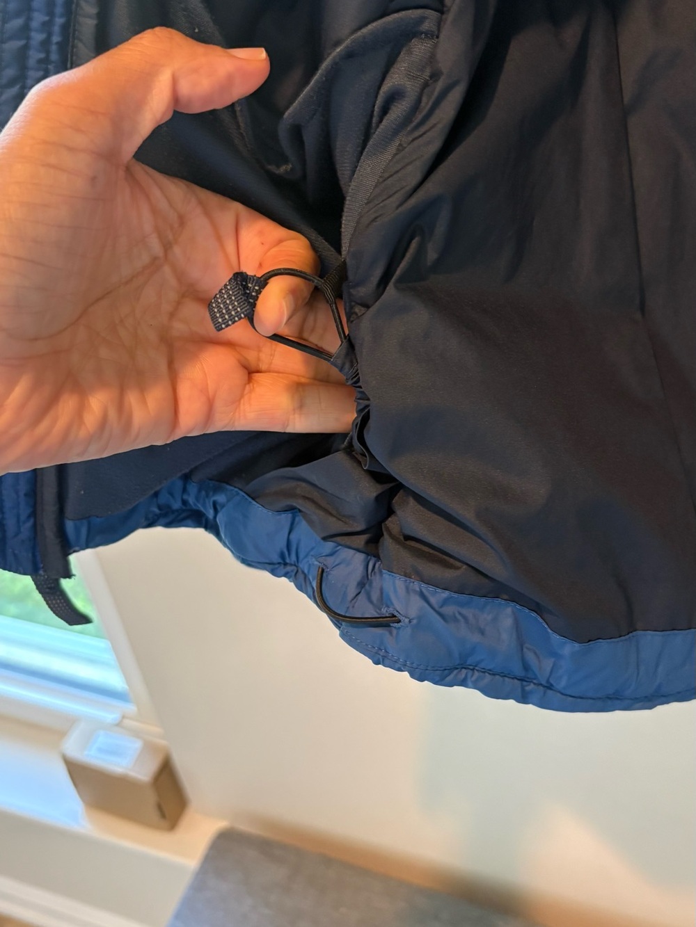 Patagonia Kids Blue Hooded Puffer Jacket - Picture 6 of 12
